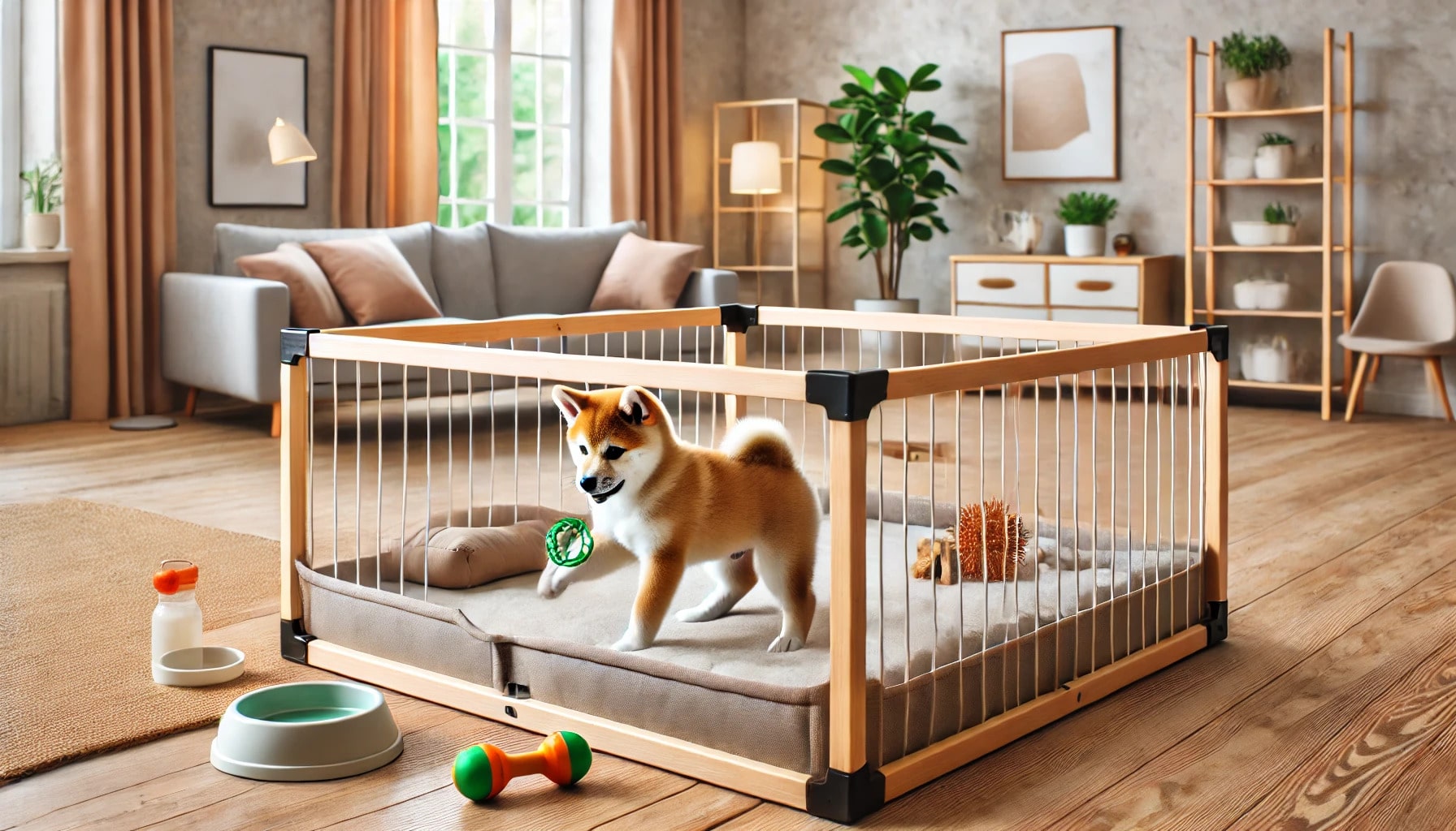 Quelle est l’utilité du parc à chiots pour un shiba ?
